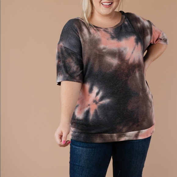 Forgotten Dreams Tie Dye Top in Mauve - Picture 11 of 15